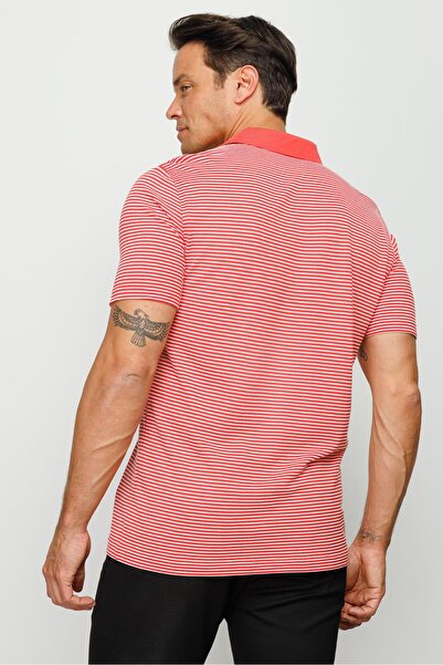 Desen Triko Men's Mercerized T-shirt Red
