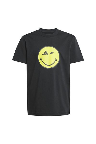 adidas J Smi Unisex Kids Black T-Shirt Unisex Kids T-Shirt Jc7581