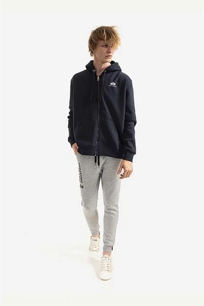Alpha Industries Ανδρικό σκούρο μπλε Basic Zip Hoody SL Alpha Industries