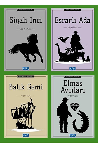 Parıltı Yayınları مجموعة كلاسيكيات الأطفال العالمية 3 (4 كتب) للصفوف 5 و6 في ...
