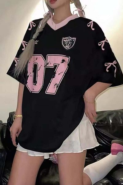 Köstebek Μαύρο μπλουζάκι Unisex 07 Ballet Pink Bow