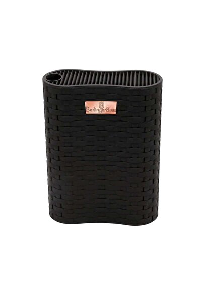 Berlinger Haus Knife set in a holder 7 pcs. Black Rose Collection