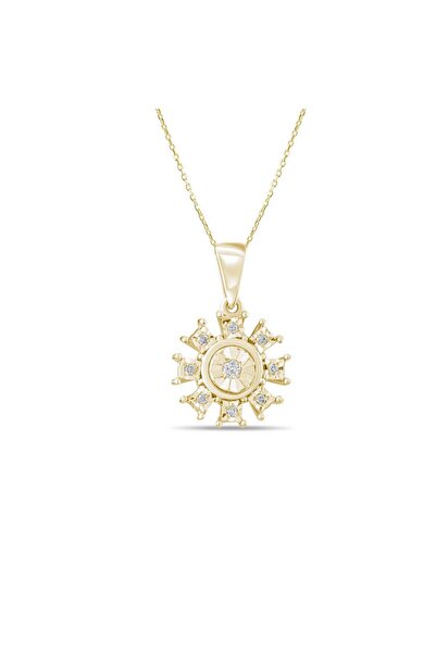 Lial Diamond 0.05 Karat Pırlanta Kolye, Mücevher Sertifikalı
