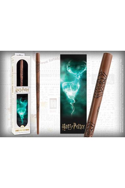 Harry Potter Harry Potter Wand - James Potter V2 30cm Original + Bookmark