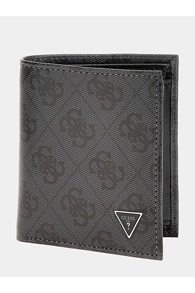 Guess Black Men's 1,5X10,4X9,4 cm Leather Wallet Billford W Coin Pckt - Lea22