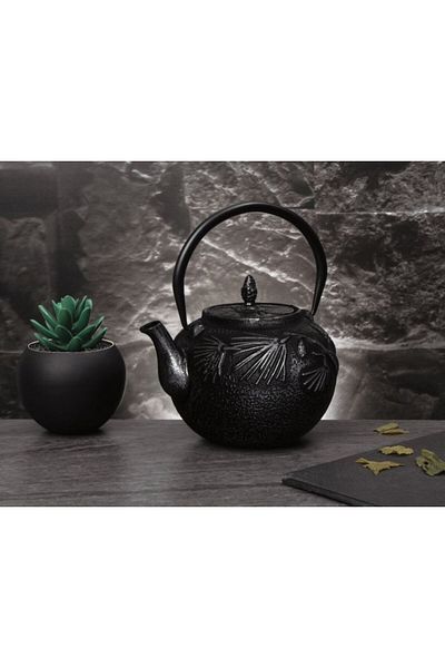 Berlinger Haus Ceainic din fonta 0,8 l negru