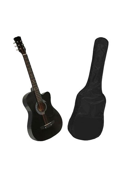 Depox Classical Wooden Guitar 95 Cm, Nylon Gift Case