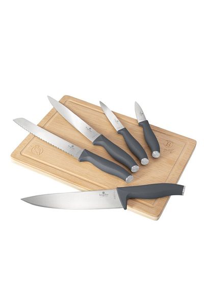 Berlinger Haus Aspen Collection 6-piece knife set with cutting board