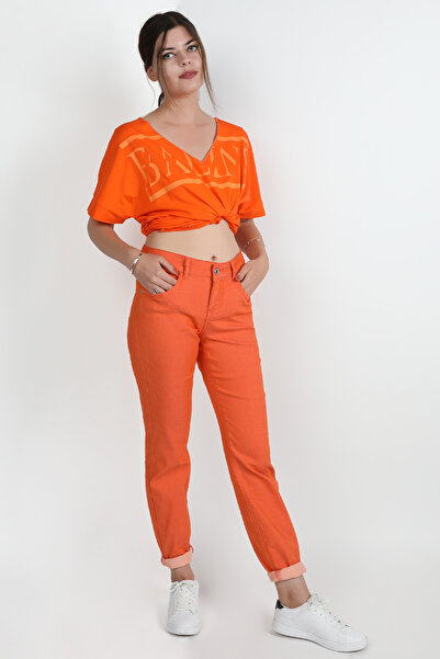 BALİNS Gabardin Pantolon Turuncu