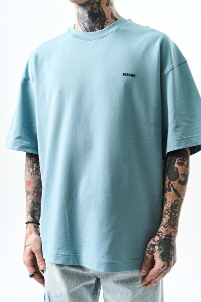 Respire Ανδρικό μπλουζάκι με λεπτομέρεια με κείμενο Respire