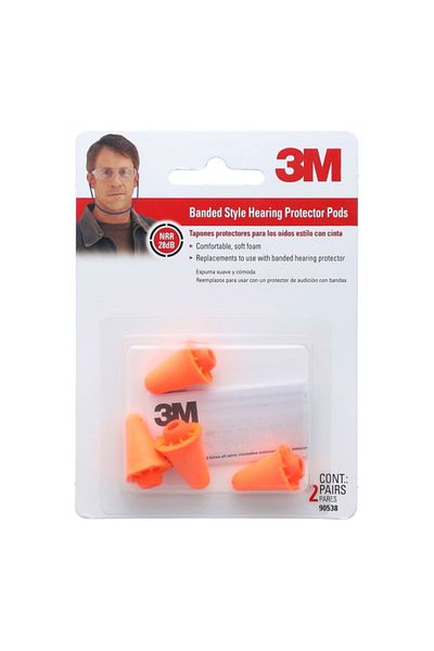 3M Banded Style Hearing Protector Pods