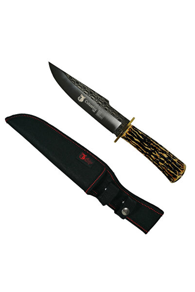 Depox Lovecký nůž IdeallStore, kostěná čepel, 31 cm