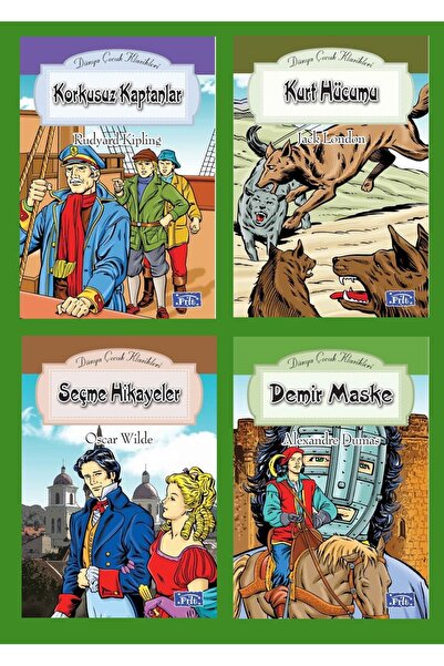 Parıltı Yayınları مجموعة كلاسيكيات الأطفال العالمية 6 (4 كتب) للصفوف 5 و6 في ...
