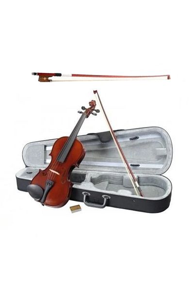 Depox Ideallstore® 3/4 Wooden Classical Violin, Two Bows, Case Included