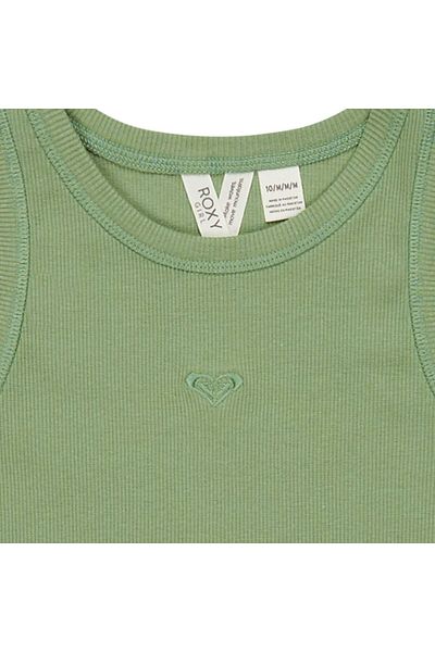 Roxy Iconic Days Rg Girl's Green T-Shirt Girl's T-Shirt Ergkt03266