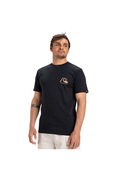 Quiksilver Evo Original Bs Men's Black T-Shirt Men T-Shirt Eqyzt08039