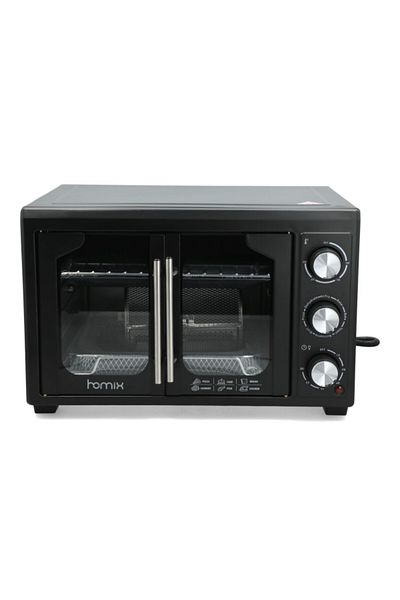 HOMİX 3-in-1 1700W Double Door Electric Oven 25 Liter