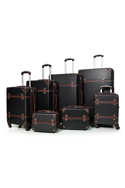 MORANO Murano Classic 7-Piece Spinner Luggage with Safety Lock Sizes: 32-28-24-20-18-14-12 inches