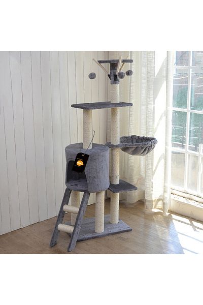 KidLe Cat Tree Large Cat Climbing Frame Cat Nest