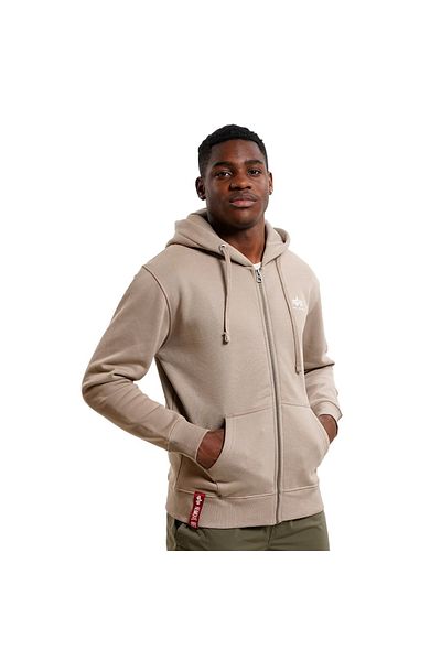 Alpha Industries Ανδρικό μπεζ κουκούλα Alpha Industries Basic Zip Vintage Sand