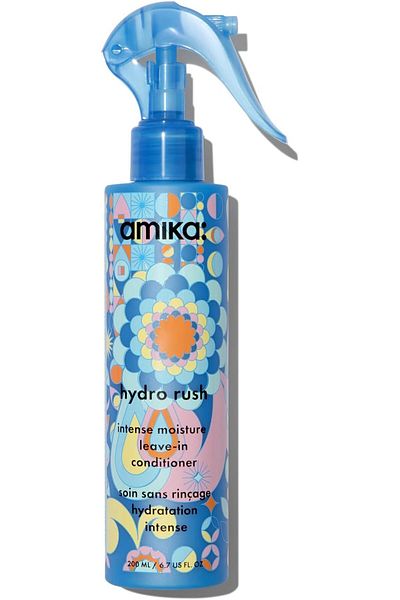 AMIKA Hydro Rush Intense Moisture Leave-In Conditioner with Hyaluronic Acid, 200 ml