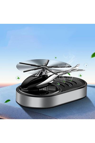 COOYA Car Solar Air Freshener, Helicopter Rotating Car Fresheners