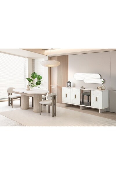 AYDINEV MİLANO MDF YEMEK ODASI