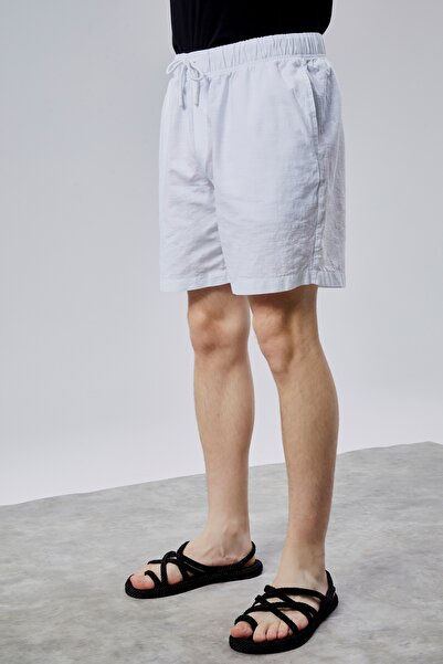 POSH & PURA Men's Organic Linen Blended Cotton Shorts