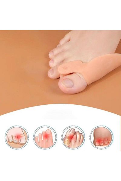 jetfast Silicone Roller Toe Head Protector and Bunion Support 2 Pieces