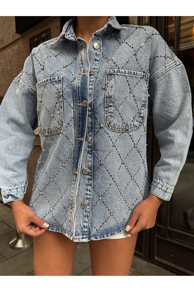 DEMOİSELLE JACHETĂ DE DENIM CROSS STONE