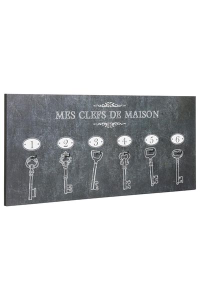 Atmosphera Franck 6-Hook Decorative Key Hanger 19 x 44cm