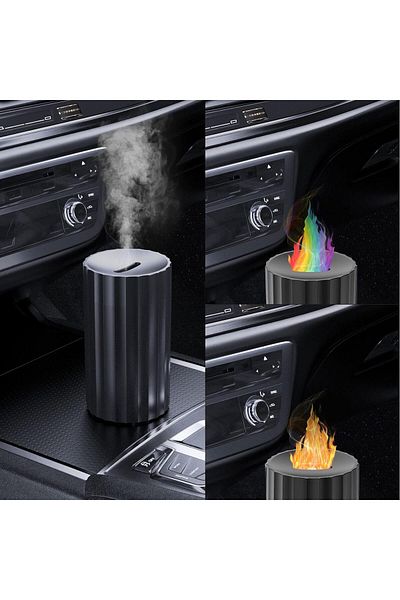COOYA Car Essential Oil Diffuser, with 3 Modes & 7 Colorful, 100ml for Car Office Bedroom