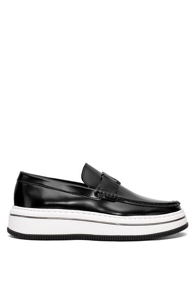 MARCOMEN 21108 Men's Buckle Thick Sole Sports Loafer Shoes