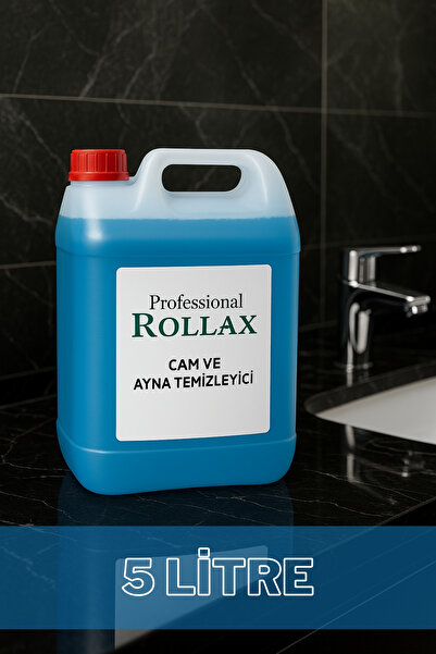 Spumy Rollax Cam Ve Ayna Temizleyici 5 Litre | Iz Bırakmayan Durulamasız Temi...