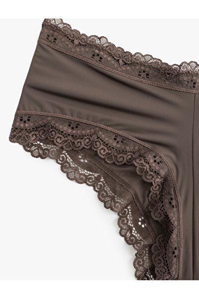 Koton Lace Detailed High Waist Hipster Women's Panties