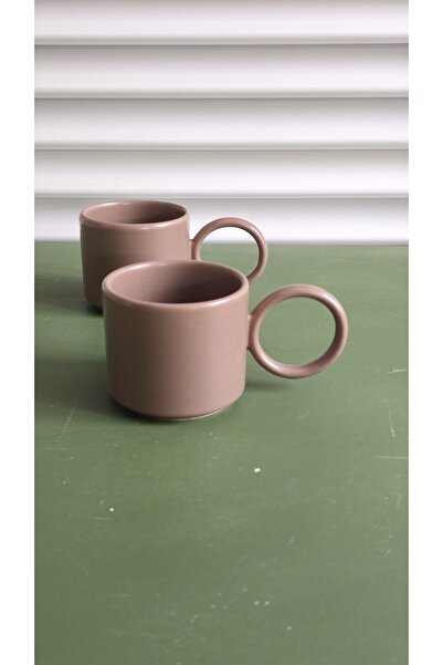 GULHANILE Ring Mug Cup 2 Colorful Ceramic Mug Cups