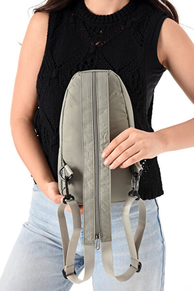 Sanmorris Унісекс парашутна тканина, водостійка, з 3 відділеннями, з перехресними ременями та ременями для спини, сумка-боді