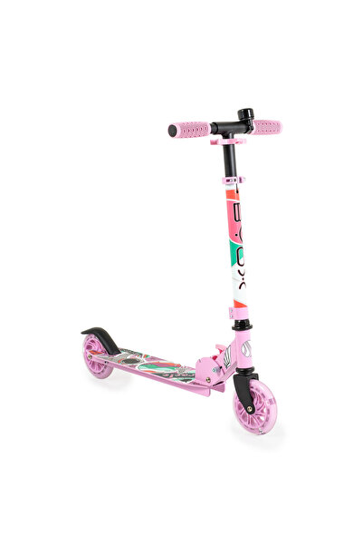 OEM Trotineta pliabila copii 3-5 Ani, Byox Miracle Roz, cadru din aluminiu, g...