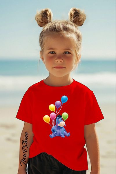 New Shine In the Cart, 1 T-Shirt Is a Gift for Purchases of 6 or More - Iyor Printed Oversize Children's T-Shirt