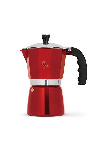 Berlinger Haus Espresso pot 9 cups Burgundy Metallic Line