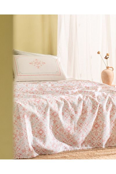 Madame Coco Adorlee – Doppelt kardiertes, bedrucktes Piqué-Set