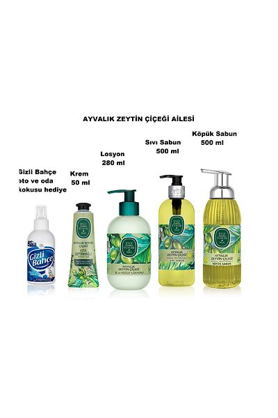 Eyüp Sabri Tuncer Eyüp Sabri̇ Tuncer Ayvalik Olive Blossom Family, Liquid Soap, Foam Soap, Lotion, Cream