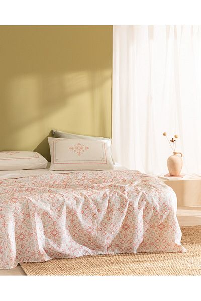 Madame Coco Adorlee – Doppelt kardiertes, bedrucktes Piqué-Set