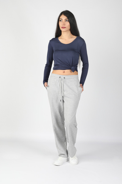 BALİNS Kadın 2 Iplik Eşofman Altı Gri