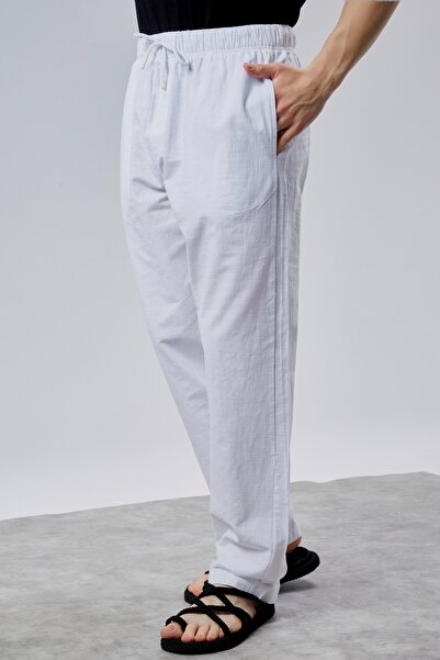 POSH & PURA Men's Organic Linen Blended Cotton Trousers