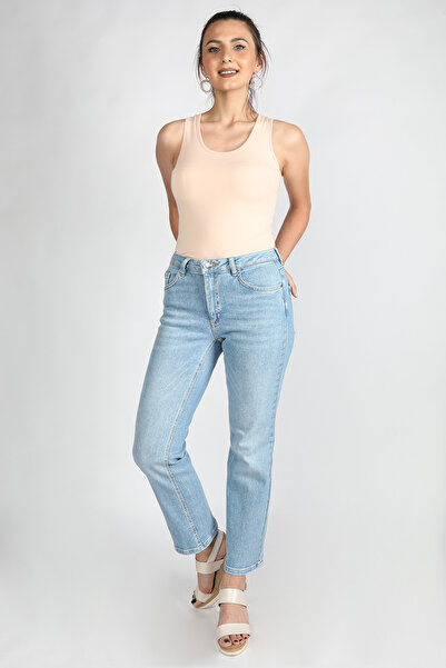 BALİNS Kadın Kot Pantolon Buz Mavisi