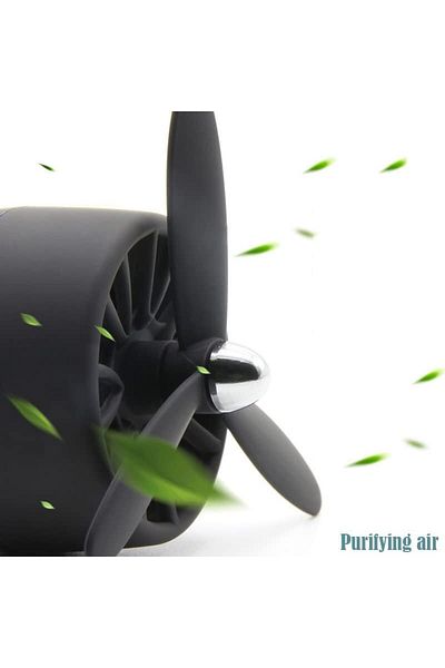 COOYA Car Fragrance Diffuser, Vent Clip Car Purifier Remove Smell, Stylish Propeller Shape