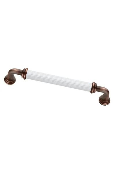 bablife Melis 96mm White-Antique Copper Metal Luxury Drawer Cabinet Furniture Handle with All Color Options