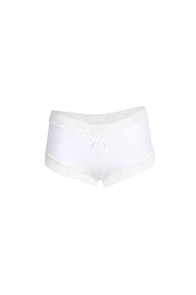 Celira Women's Cotton 2-Piece Boxer White 40265