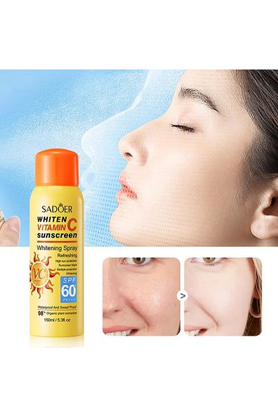 SADOER Share the product via: Sadour Vitamin C Brightening and Sunscreen Spray 150ml